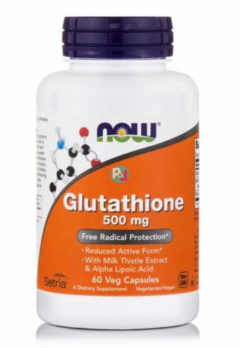Now Glutathione 500mg 60caps